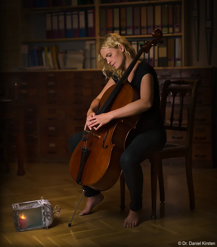 Cello Daniel Kirsten Laterne Kerze Ina Leipzig Musik Instrument