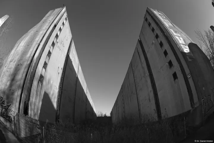 Schleusenruine Wüsteneutzsch Fish-Eye