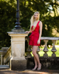 blond Freiberg Portrait Treppe Portraitfotografie Portraitfotograf Dresden Pirna Bautzen Pillnitz