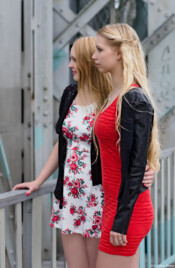Portraitfotograf Portraitfotografie Blaues Wunder Lederjacke Portrait Fotograf Dresden Löbtau