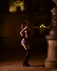 Erotikshooting Erotik Overkneestiefel Zwinger Kunst Fotograf Portrait Dresden Theaterplatz Tharandt Freital Dippoldiswalde