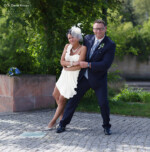 Brautpaar Schleier Hochzeitsfoto Brautkleid Hochzeitsfotografie Pillnitz Dresden Freital Meißen Pirna