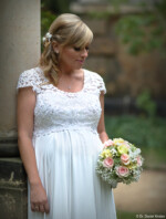 Fotograf Brautkleid Hochzeitsshooting Moritzburg Dresden Bischofswerda schwanger Braut Brautfoto