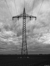 Mast bei trübem Wetter.  Melancholie Fotograf Lost Place Stillleben Kunst Dresden Blasewitz Nossen Tharandt Pillnitz