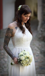 Brautpaarshooting Schleier Standesamt Kirche Brautfoto Johannstadt Meißen Brautkleid Brautpaar