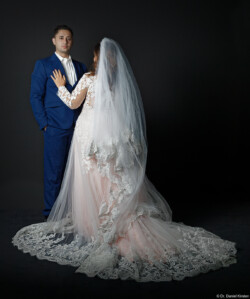 Brautkleid Schleier Brautpaar Hochzeitsshooting Hochzeitsfotograf Brautpaarshooting Fotograf Dippoldiswalde Mickten Bautzen