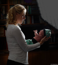 Newbornfotograf Newbornfoto Babyfoto Mickten