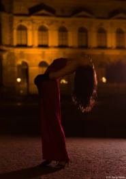 Fotoshooting Semperoper Dessous Erotik Rotes Kleid Kunst Zwinger Fotograf Dresden Theaterplatz Moritzburg Freital