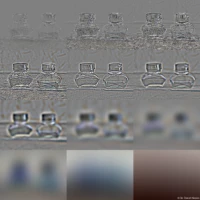 Die Zerlegung des Fotos in 12 Detailebenen. 32-bit Wavelet Bildbearbeitung frequenzseparierte Hautretusche Fotograf Hochzeitsfotograf Tintenfässer