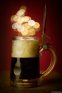 Helios-44M Helios Helios-44 58mm f/2.0  Bier Bierglas Schwarzbier Bokeh