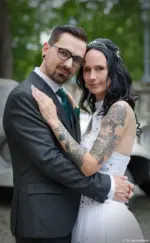 Klassisch schöne Pose. Brautpaarshooting Dresden Nossen Wilsdruff Fotograf Johannstadt