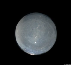 Die stark verschmutzte mittlere Linse. Carl Zeiss Jena Tessar 4.5/75