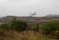 Olympus Zuiko 1.4/50 Tagebau Zeitz Braunkohlenbagger