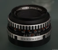 Zebraform. Carl Zeiss Jena Tessar f/2.8 50mm
