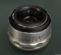 Bei dem zweiten Altix-Tessar habe ich die Flügel vollständig abgefeilt und einen M39-M42 Adapter angeklebt. Carl Zeiss Jena Tessar 2.8/50 Altix