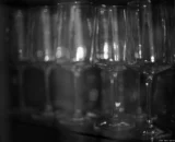 Weingläser mit viel Bokeh, f/1.4, Vollformat. Pentax Asahi Super-Takumar 50mm f/1.4 Gläser Weingläser