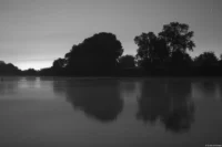 Langzeitbelichtung am Panzersteg bei Radebeul, APS-C. Carl Zeiss Jena Tessar f/2.8 50mm Panzersteg Radebeul
