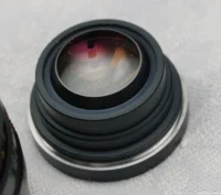 Die Baugruppe mit den drei vorderen Linsen. Helios-44 Linsen