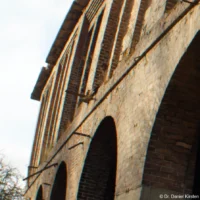 Ein Ausschnitt aus dem letzten Foto vor der Korrektur der Farbsäume. Fisheye-Takumar 4/17 Farbsäume