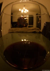 f/16 Fisheye-Takumar 4/17 Weinglas