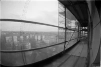 Pentax Asahi Fish-eye-Takumar 4/17 Gerüst schwarzweiß