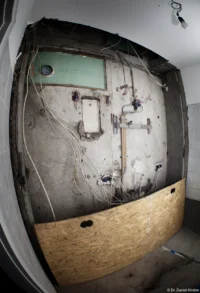 Renovierung. Fish Eye Takumar 17mm f/4 Renovierung Bad Beton