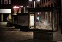 Dresden Altstadt Glas Scherben Vitrine